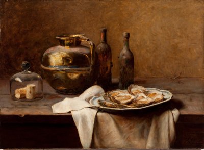 Oysters and Copperware by Pedro Alexandrino